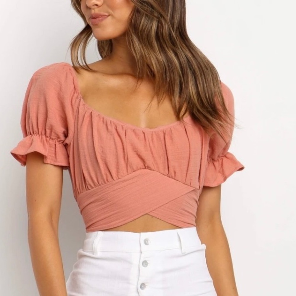 Petal & Pup Sacchi Top in Terracotta